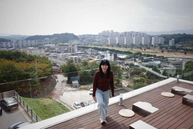 영주 녹스고지 관사골 언덕 위 전망 좋은 카페
