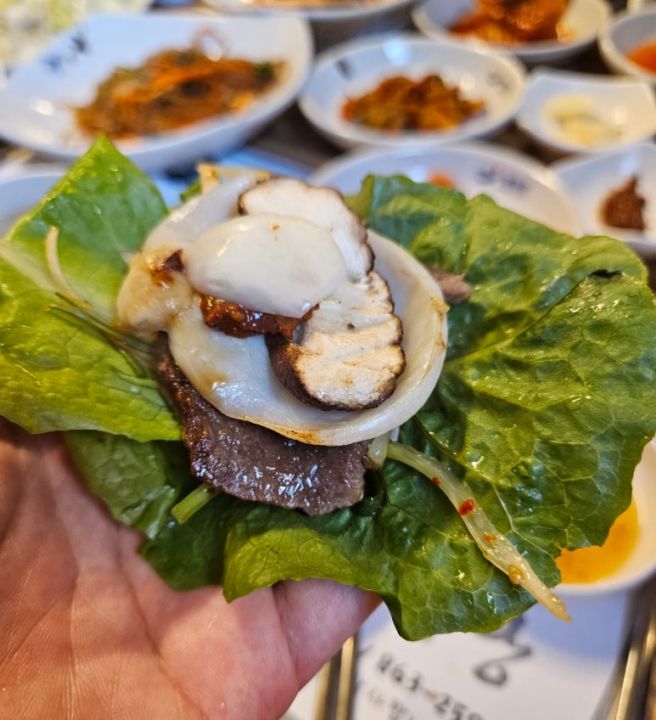 장흥 삼합 맛집 취락, 물축제 근처 가족 외식 추천