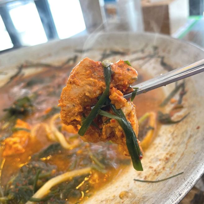 원희네닭갈비 삼척점에서 물닭갈비 점심식사!