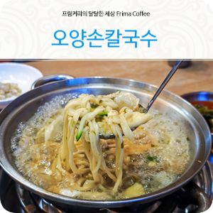 보령 현지인맛집 오양손칼국수 실망