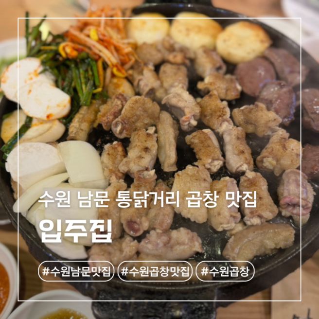 수원 남문 행궁동 통닭거리 곱창 맛집 입주집 내돈내산 후기
