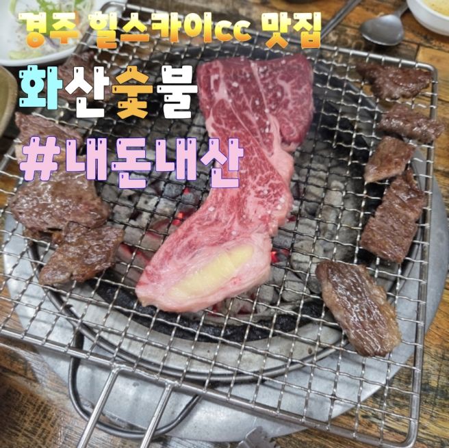 경주 힐스카이cc(구 루나엑스) 주변맛집 소고기 내돈내산 📍화산숯불&amp;손두부