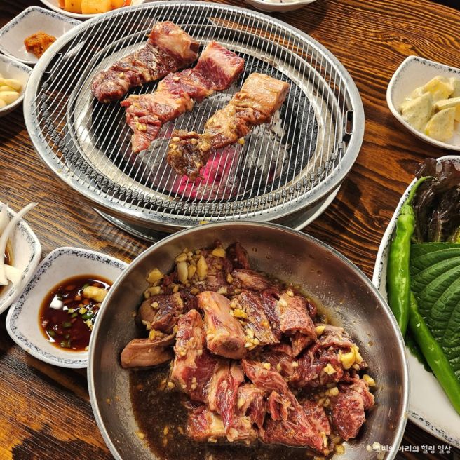 안동 먹거리 갈비골목 구서울갈비 60년 원조 소갈비 마늘갈비