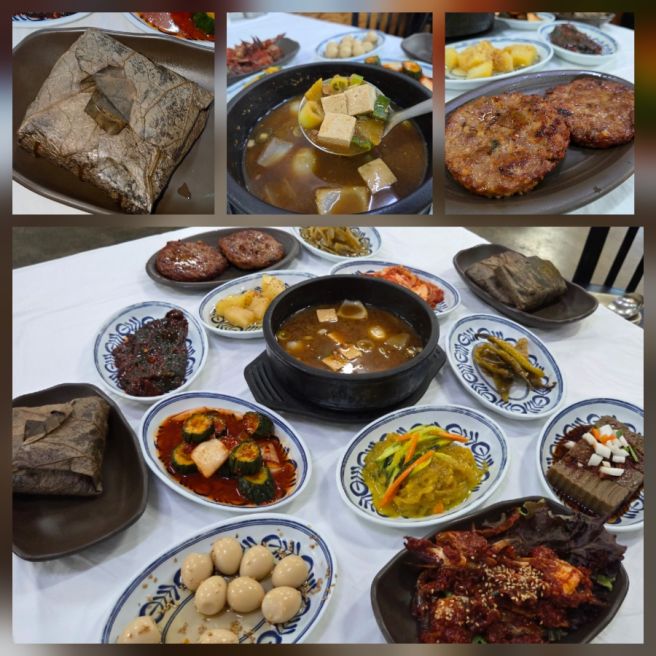 경주 애견동반 맛집 보문단지 원조떡갈비 연잎밥 한정식 다녀온 후기