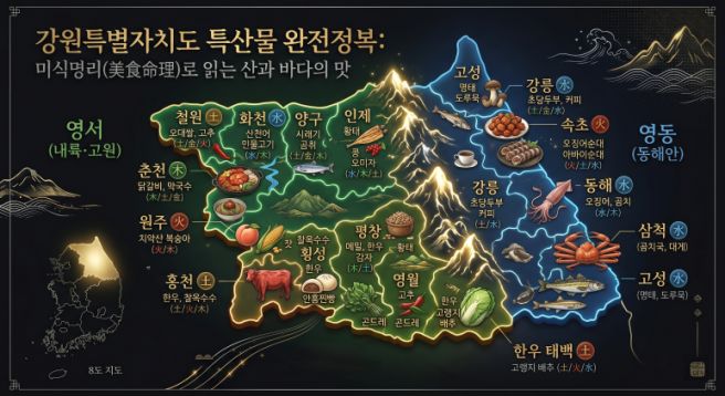 [根]팔도특산물: 강원도편