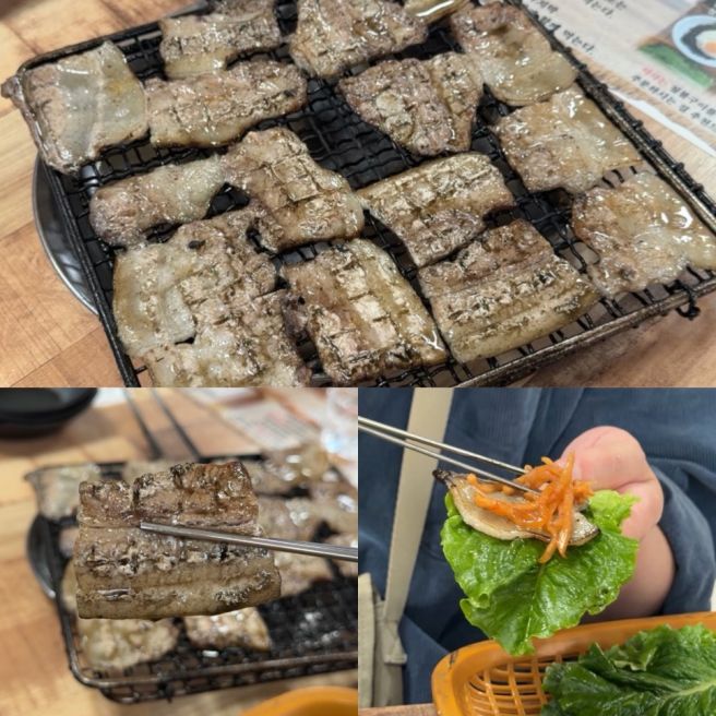 목포 무안 두암식당 몽탄 짚불구이 삼겹살