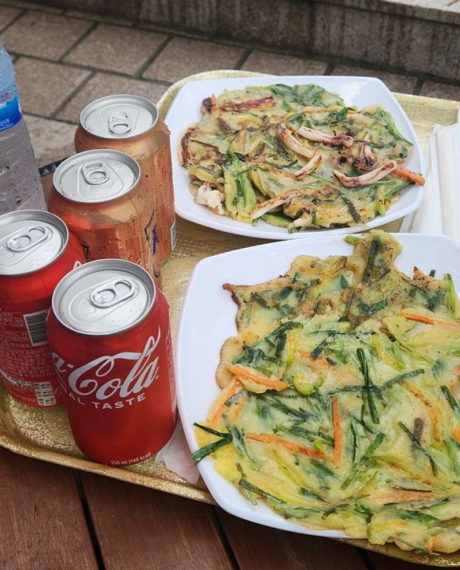 내돈내산 충주단체펜션 송림농원펜션 접시꽃2층 수영장 조식