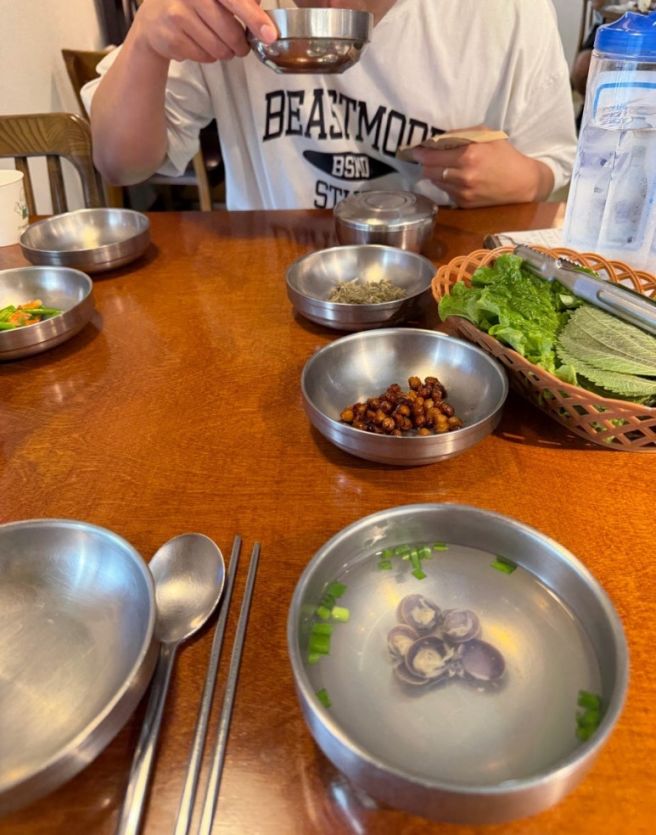 [반고개 맛집] 대구 서구 반고개 무침회 맛집 | 푸른회식당