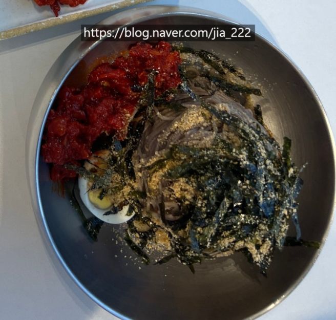 강릉 막국수 맛집 삼교리동치미막국수 남항진점 수육 회막국수 후기