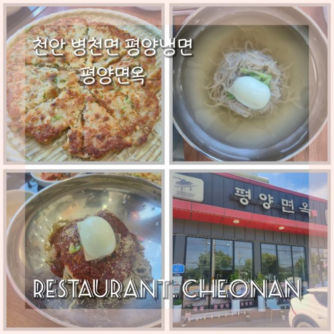 천안평양냉면 평양면옥에서 평양냉면, 비빔냉면 그리고 녹두지짐까지