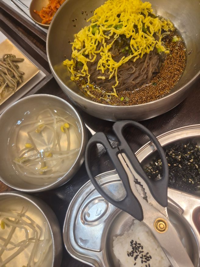 롯데백화점 광복점 식당가 맛집 강산면옥 부산 남포동 냉면 맛집