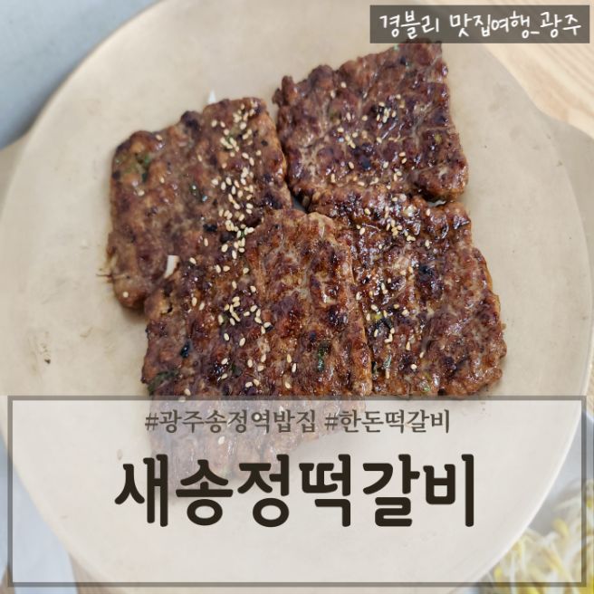 광주떡갈비맛집 떡갈비생활의달인맛집 광주백년가게 '새송정떡갈비'