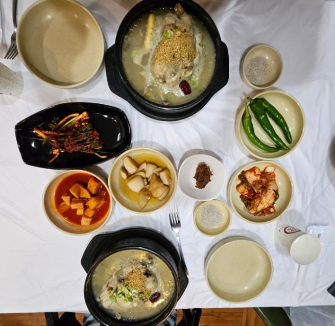 군산 개복동 녹두 삼계탕 운정식당