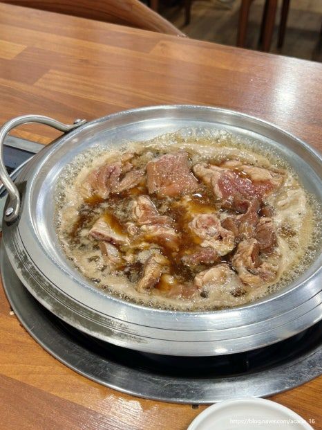 온양온천맛집 추천 특색있는 물갈비 은정갈비 혼자서 2인분+김치사리+당면사리 먹은 후기