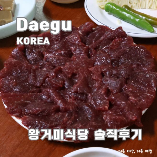 대구 노포 뭉티기 맛집 왕거미식당 등골 오드래기 메뉴추천 후기