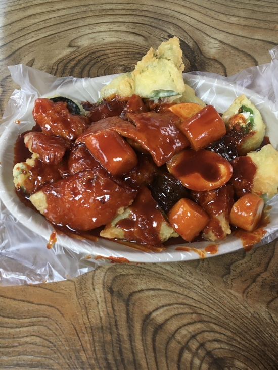 강릉 | 중앙시장 "여고시절 카레떡볶이" 쫀득한 쌀떡볶이