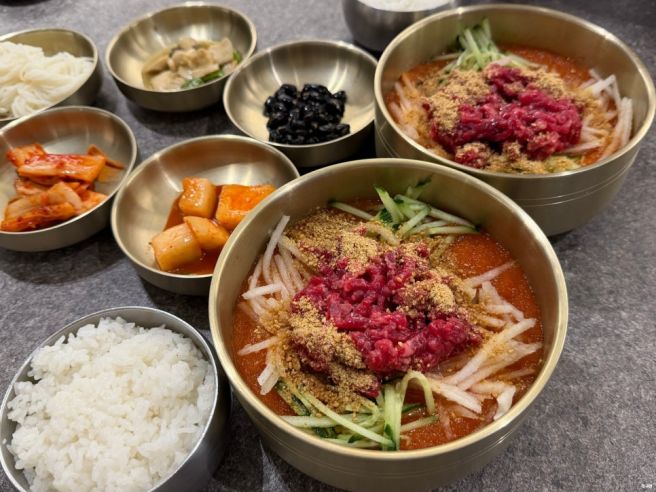 경주 먹거리 함양집 보문점 한우물회 가족여행 맛집 갈만한곳