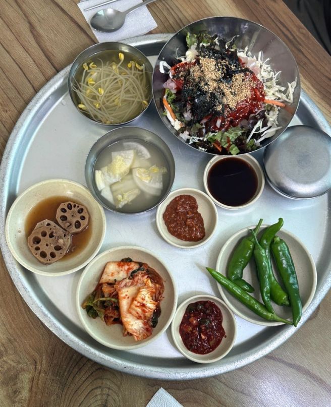 경주 황리단길 맛집, 놋전국수 리뷰 (잔치국수, 횟밥, 해물파전)