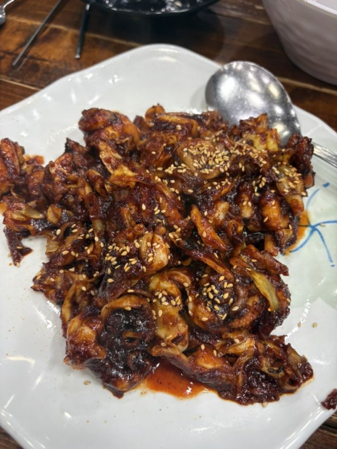 구미 맛집 한채쭈꾸미 | 풍자 또간집 나온 쭈꾸미볶음 돌솥세트 후기