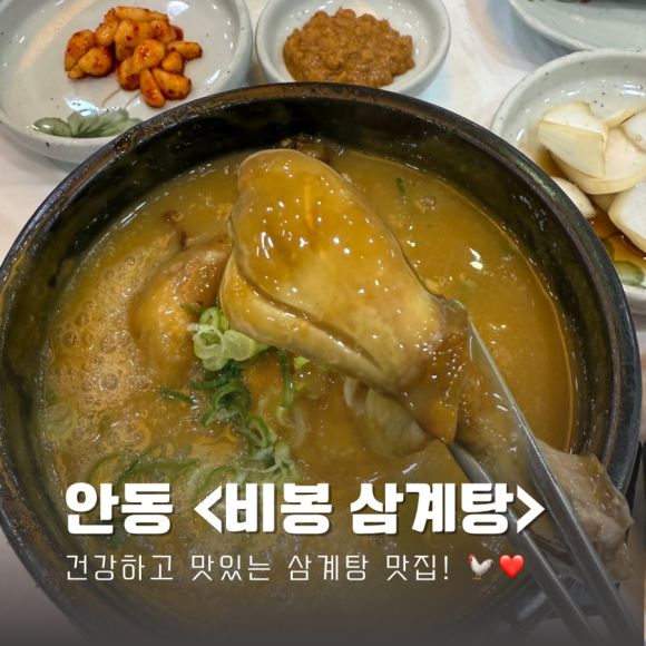 안동 맛집, 건강하게 맛있게! 몸보신을 하는 곳 : (구)비봉 삼계탕 <계림 상황 삼계탕>