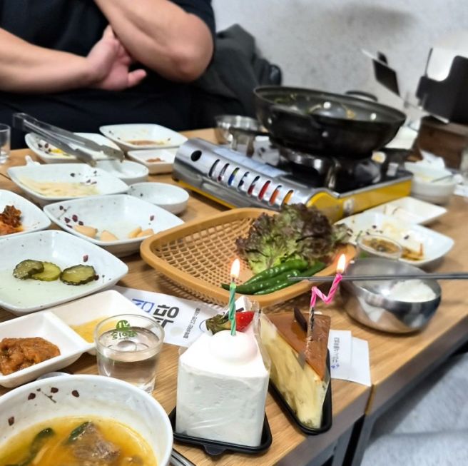 [ 구미 ] 팔공식육식당 | 산동 현지인 로컬맛집 돌판 생삼겹살