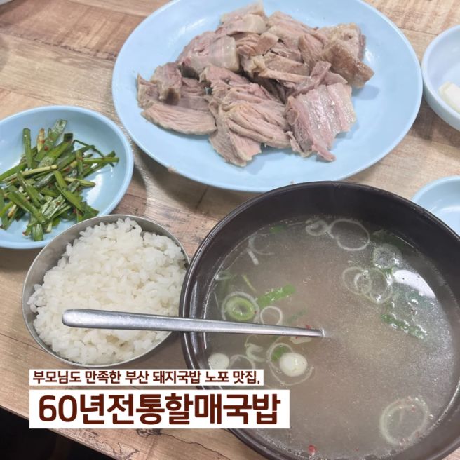 [부산 맛집] 부모님도 만족한 부산 돼지국밥 노포 맛집, 60년전통할매국밥 (수육백반 강추!)