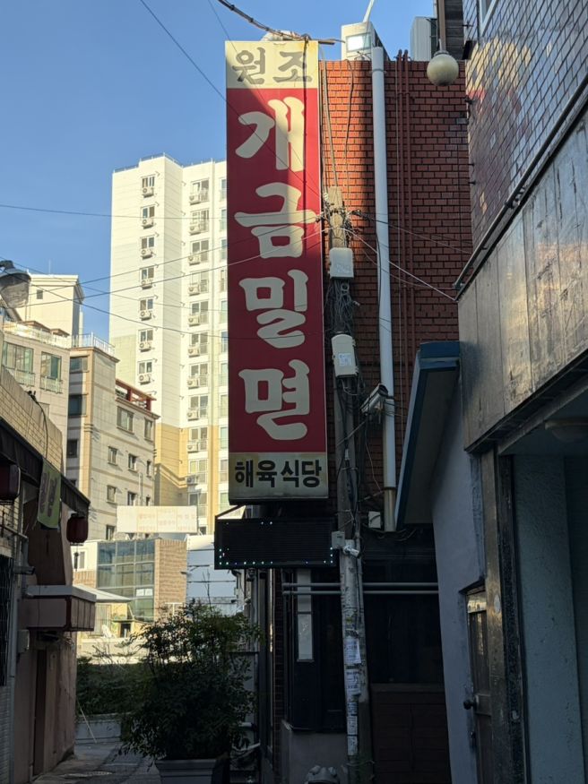[개금]여름 필수 코스 개금 골목시장 안 부산 3대밀면.개금밀면