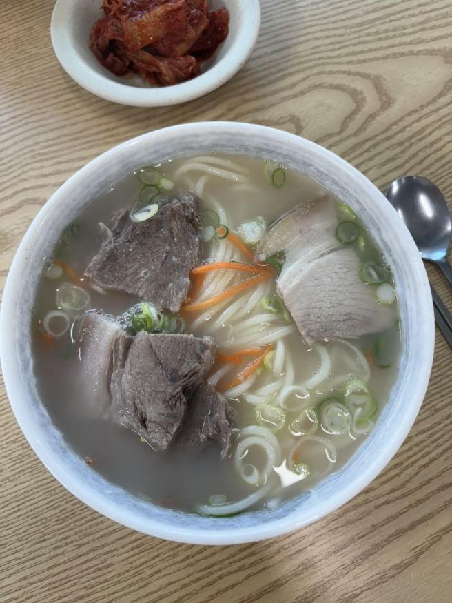 제주공항 고기국수 맛집 골막식당 아침식사 블루리본 맛집