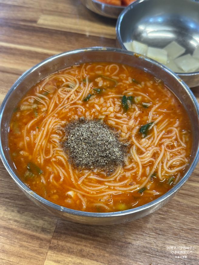서산 여행 또간집 점심추천 어죽 맛집 풍전뚝집