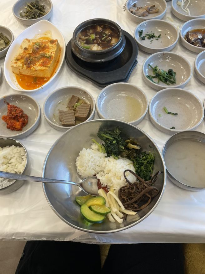 강원도 평창 부일식당 진부ic 근처 산채비빔밥 맛집