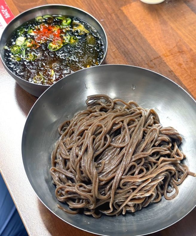 전주 콩국수 맛집 메르밀진미집 본점 | 쑥떡콩국수 땡초소바 들기름메밀 솔직 후기+주차정보