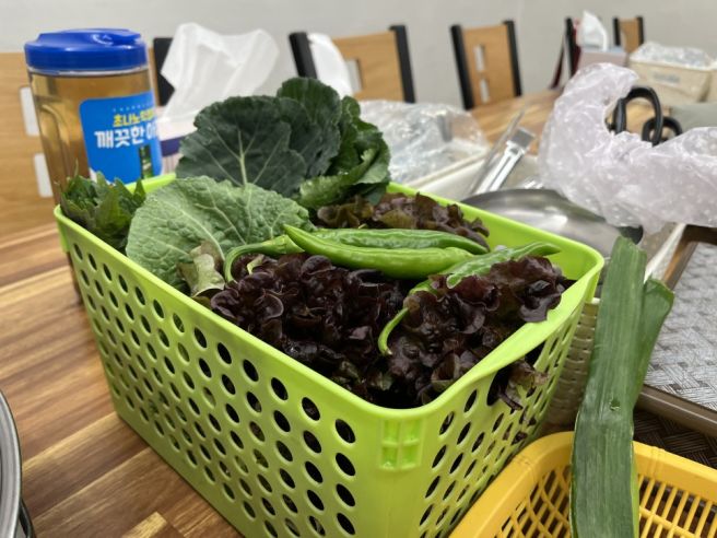 경북 영주 "미락숯불식육식당" 삼겹살