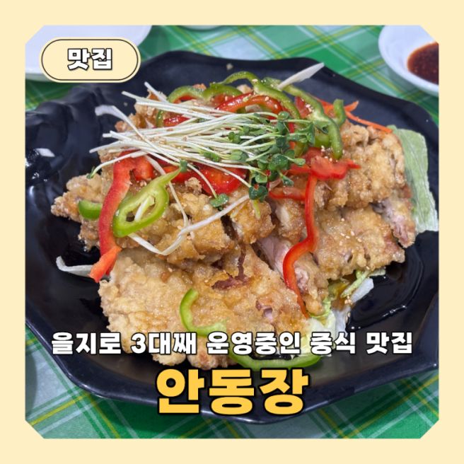 을지로 3가 안동장 3대째 이어온 노포 중식당