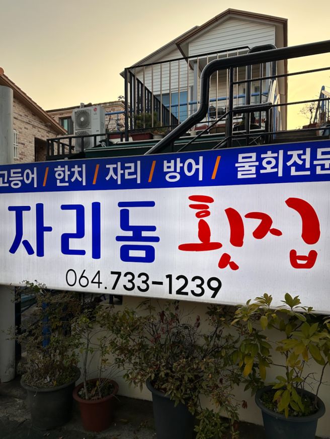 [제주ː서귀포] 제주 서귀포 현지인 추천 고등어회 맛집, 자리돔횟집