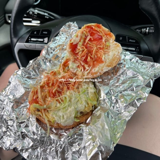 춘천역 맛집 줄 서는 웨이팅 햄버거 진아하우스 포장 후기