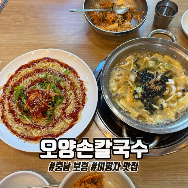 보령 오양손칼국수 방문 후기