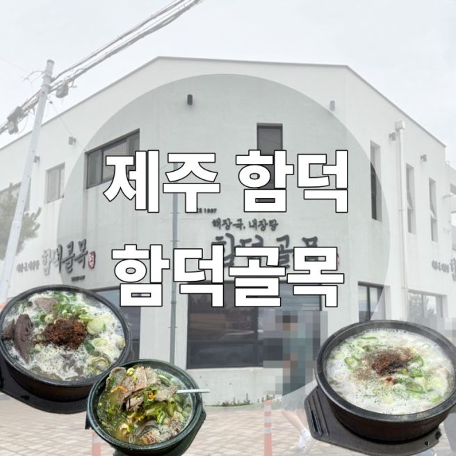 제주 동쪽 함덕골목 본점 웨이팅, 해장국 솔직후기