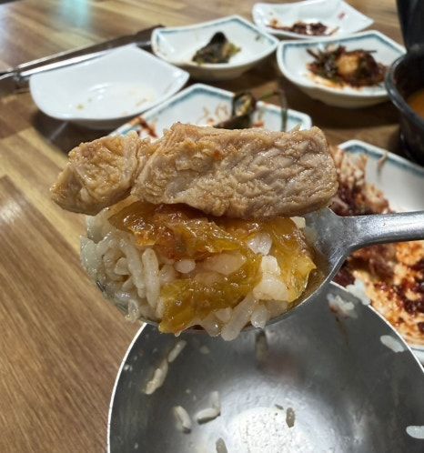 순천 가성비 백반 정식 진일 기사식당 김치찌개백반 점심후기