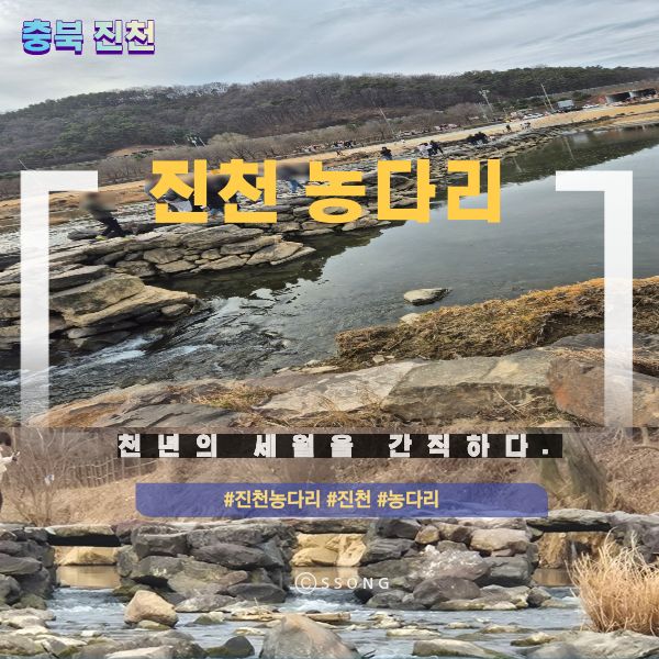 천년의 세월을 간직하고 있는 진천 농다리!