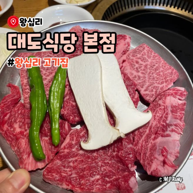 왕십리 대도식당 본점 등심 고기집 깍두기볶음밥은 필수